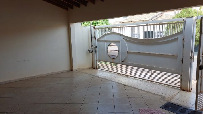 portao da garagem vista interna